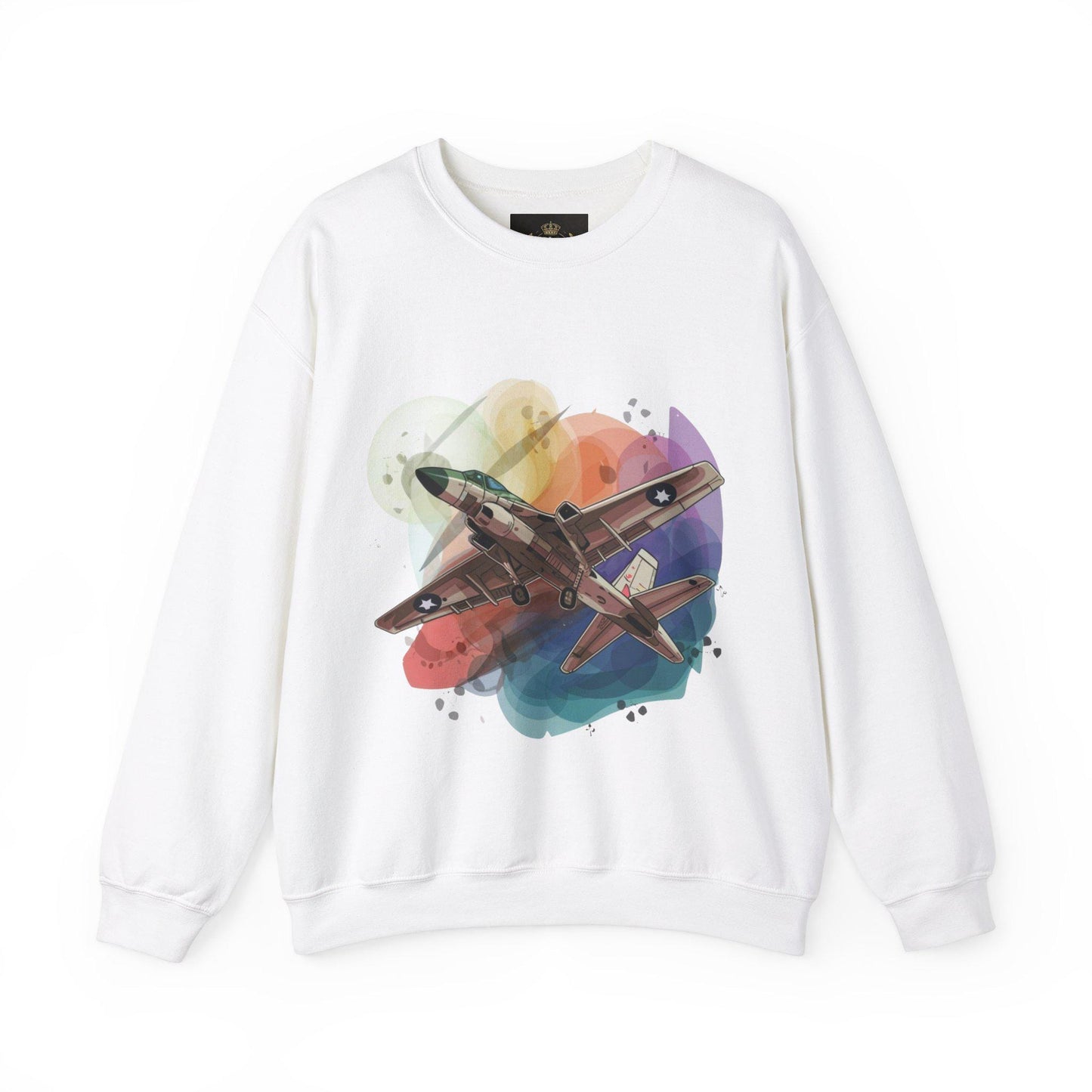 Unisex Heavy Blend™ Crewneck Sweatshirt | Retro Aviation Pullover | Cozy & Stylish Casual Wear for All