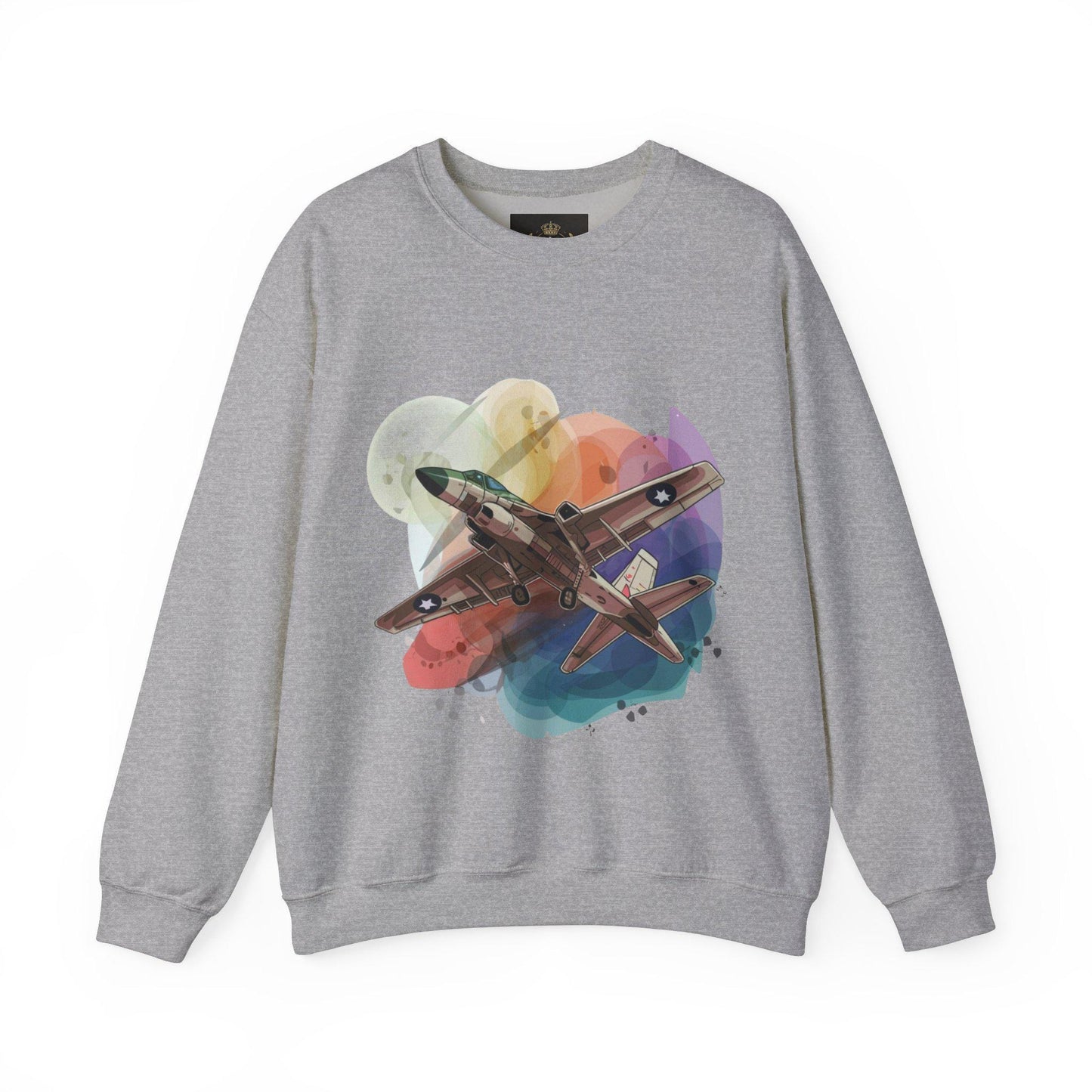 Unisex Heavy Blend™ Crewneck Sweatshirt | Retro Aviation Pullover | Cozy & Stylish Casual Wear for All