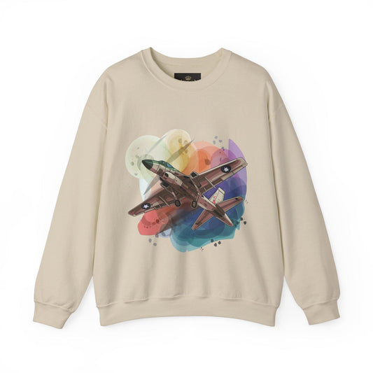 Unisex Heavy Blend™ Crewneck Sweatshirt | Retro Aviation Pullover | Cozy & Stylish Casual Wear for All