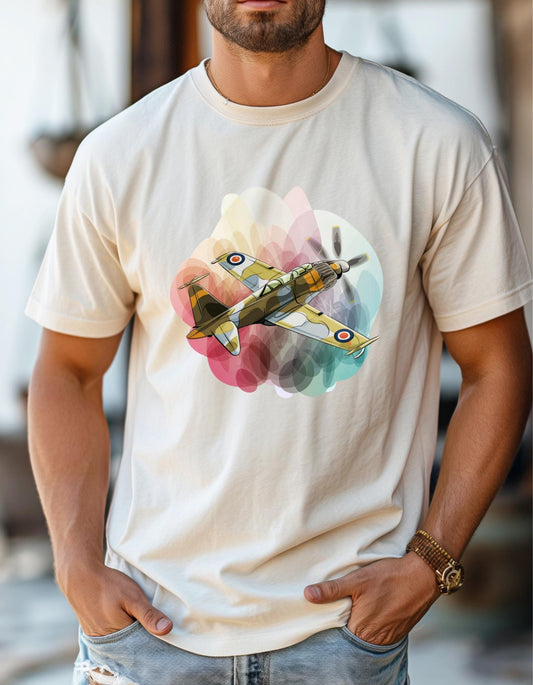 Unisex Garment-Dyed T-Shirt | Retro Aviation Tee - Soft & Stylish Casual Wear for All Sizes